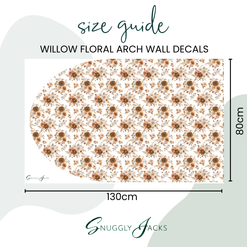 Willow Arch Wall Art Decal / Removable Wall Sticker